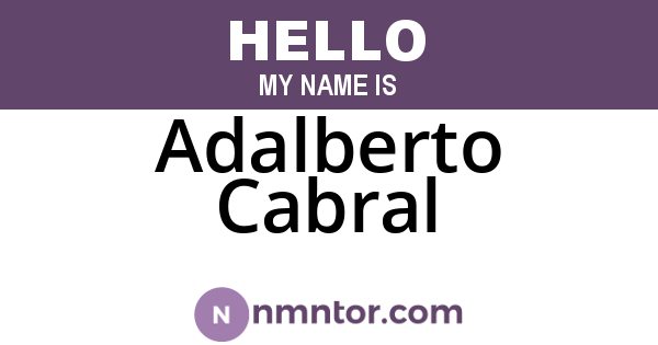 Adalberto Cabral