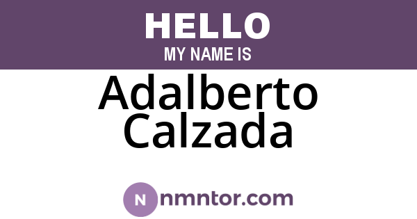 Adalberto Calzada