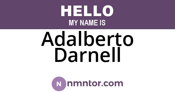 Adalberto Darnell