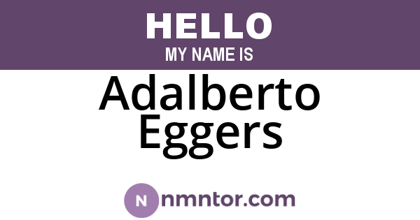 Adalberto Eggers