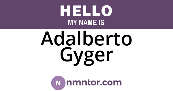 Adalberto Gyger