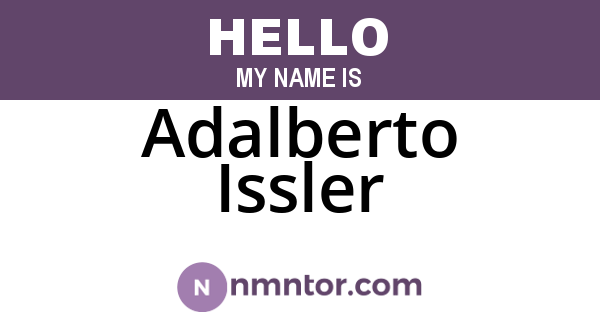 Adalberto Issler