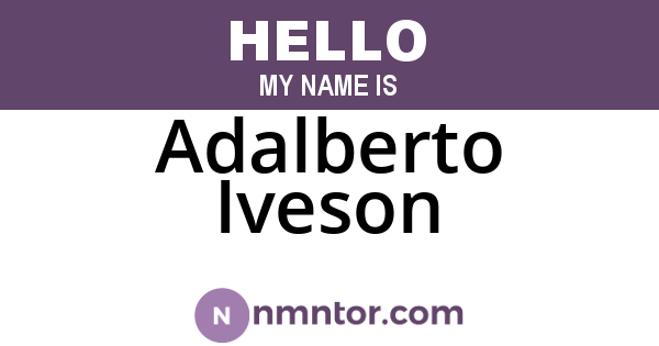 Adalberto Iveson