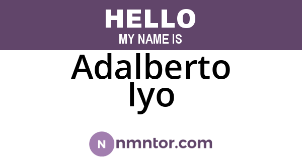 Adalberto Iyo