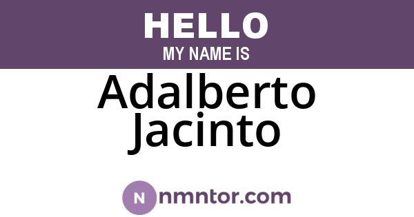 Adalberto Jacinto