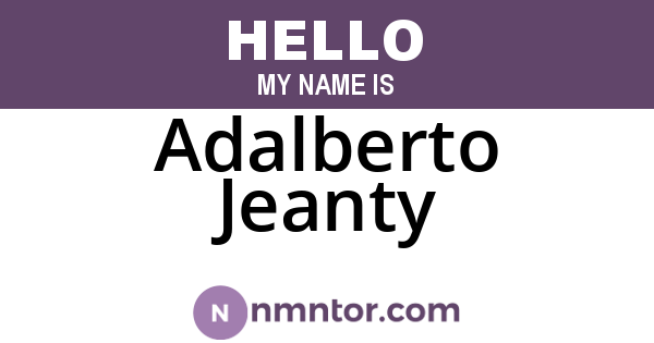 Adalberto Jeanty