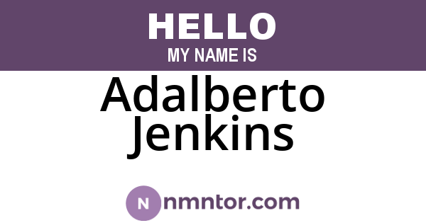 Adalberto Jenkins