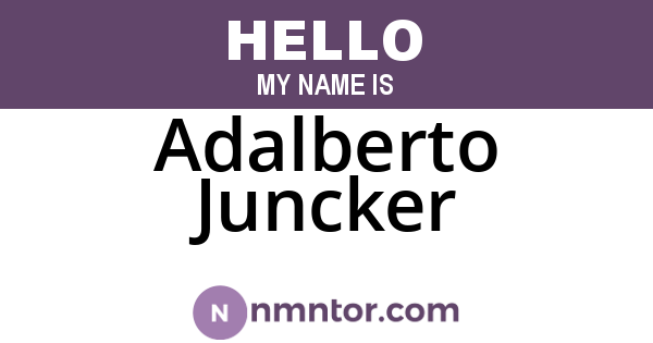 Adalberto Juncker