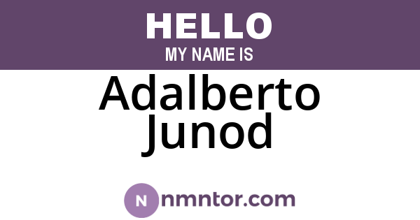 Adalberto Junod