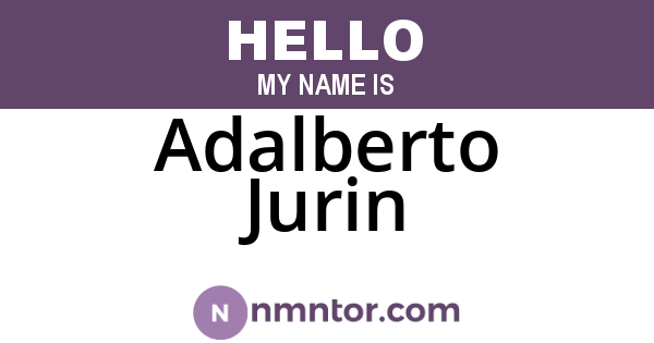 Adalberto Jurin
