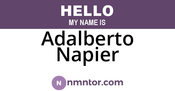 Adalberto Napier