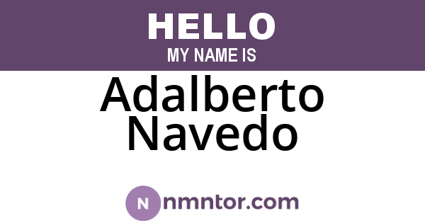 Adalberto Navedo