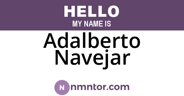 Adalberto Navejar