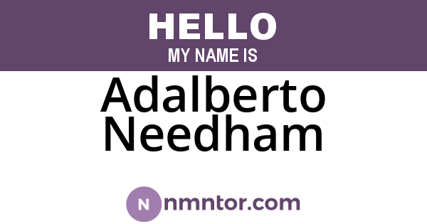 Adalberto Needham
