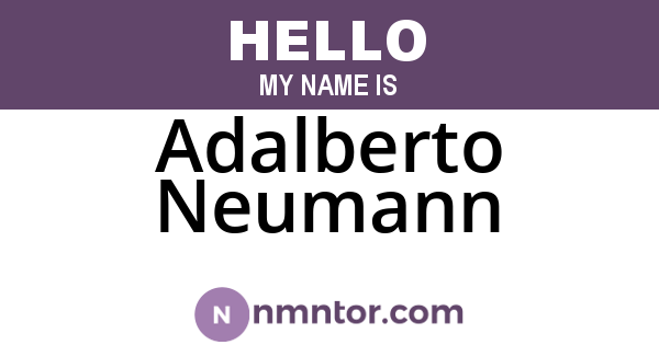 Adalberto Neumann