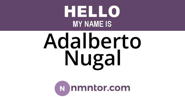 Adalberto Nugal