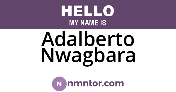 Adalberto Nwagbara