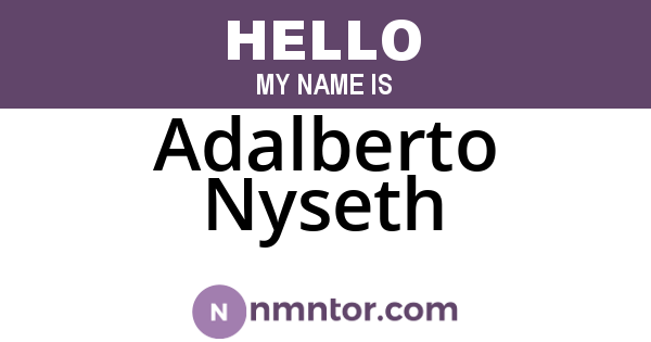 Adalberto Nyseth