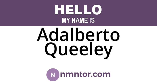 Adalberto Queeley