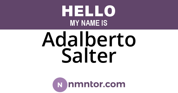 Adalberto Salter