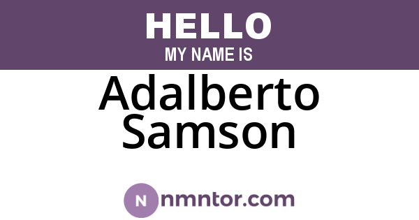 Adalberto Samson