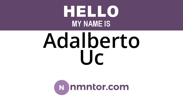 Adalberto Uc