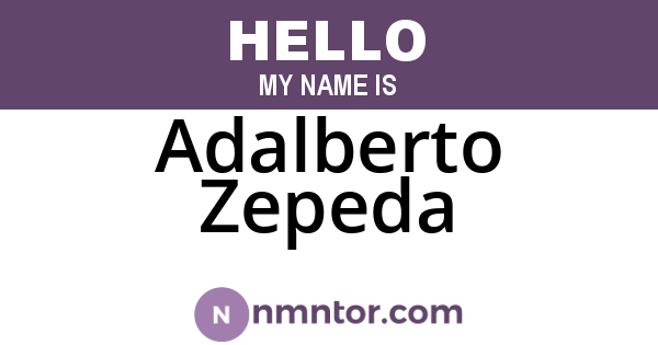 Adalberto Zepeda