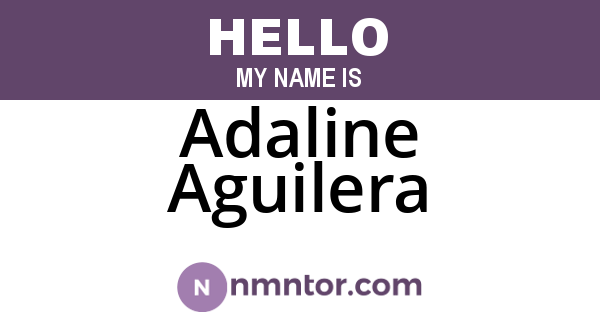 Adaline Aguilera