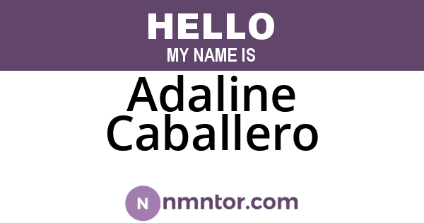Adaline Caballero