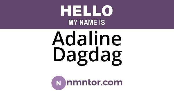 Adaline Dagdag