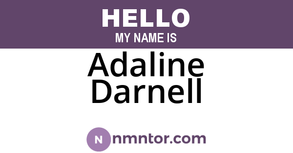 Adaline Darnell