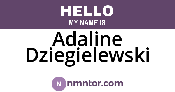 Adaline Dziegielewski
