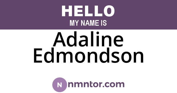 Adaline Edmondson