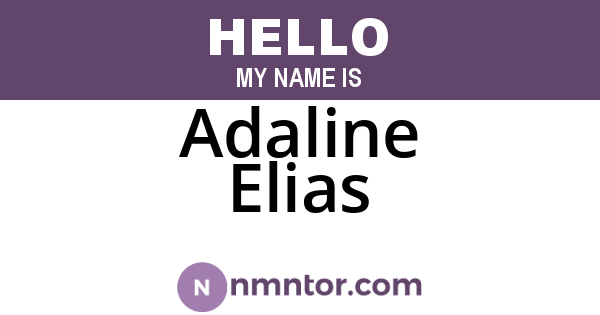 Adaline Elias
