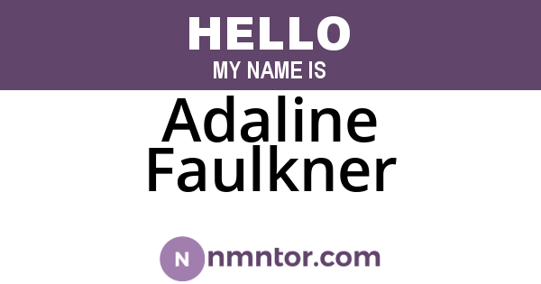 Adaline Faulkner