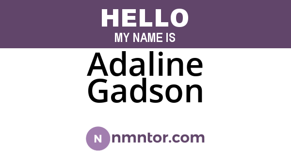 Adaline Gadson