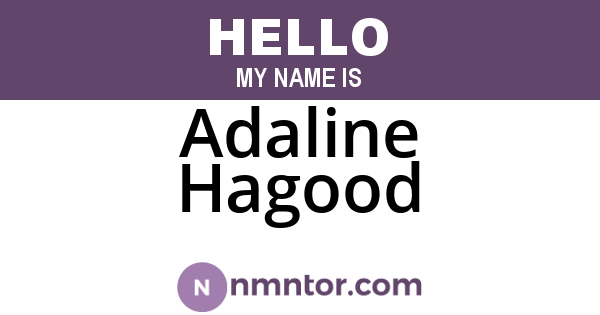 Adaline Hagood