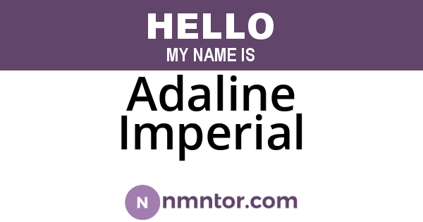 Adaline Imperial