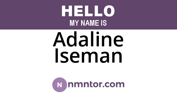 Adaline Iseman