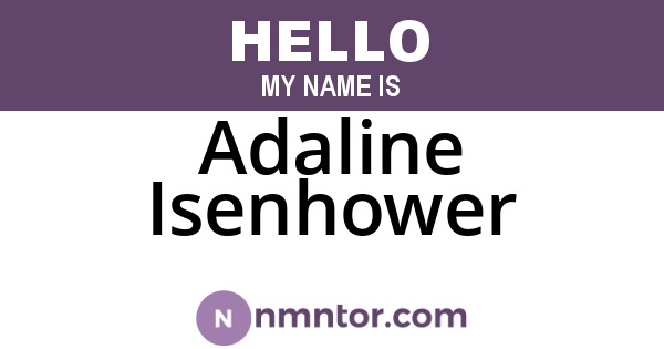 Adaline Isenhower