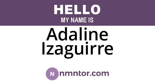 Adaline Izaguirre