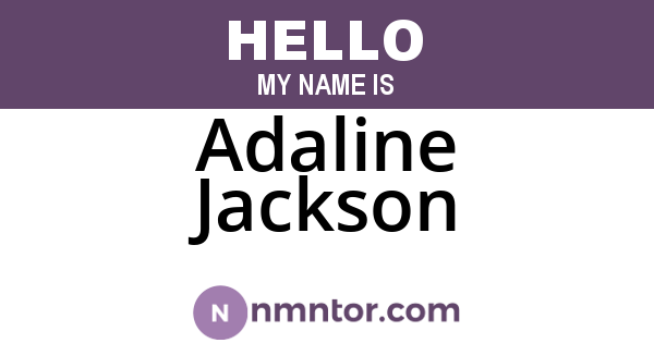 Adaline Jackson