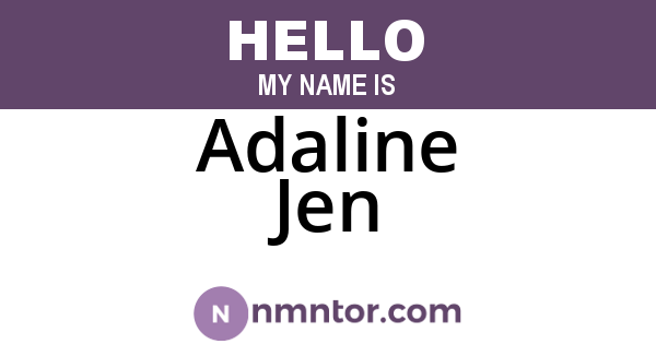 Adaline Jen