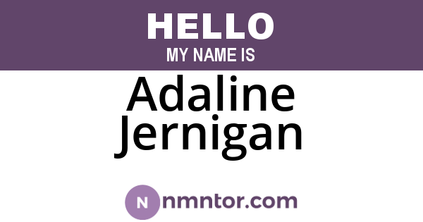 Adaline Jernigan