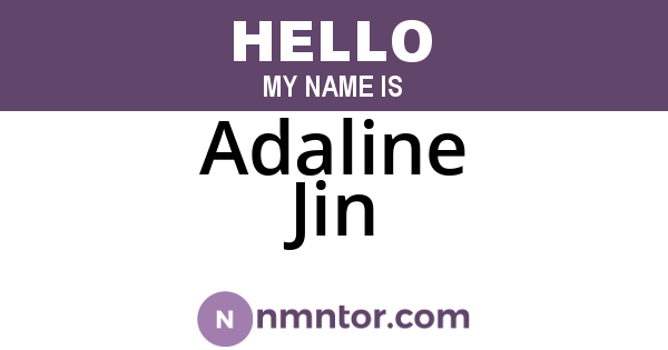 Adaline Jin