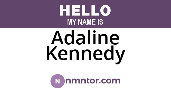 Adaline Kennedy