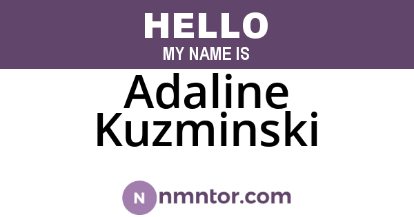 Adaline Kuzminski
