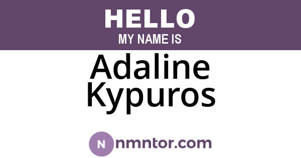 Adaline Kypuros