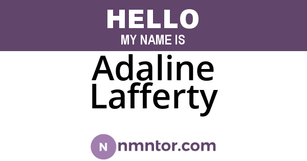 Adaline Lafferty