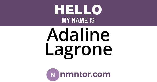 Adaline Lagrone